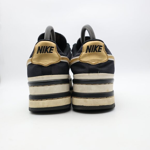 Nike Vandal 2X Black Matellic Gold Women’s US 7.5 Platform Sneakers AO2868-002 - Picture 5 of 11